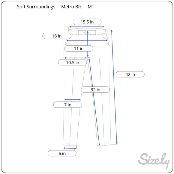 Faded Black “”Metro” Pull On Slim Leg Jeans • Tall { Soft Surroundings } - Picture 9 of 10